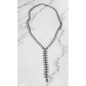 Long Silver Maki Necklace