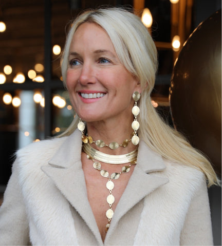 Gold Jane Y Necklace