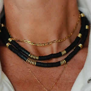Black // Gold Necklace