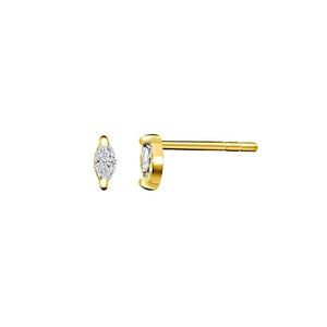 Tiny Crystal Marquise Studs